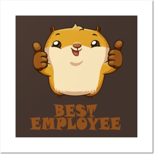 Hamster worker Posters and Art
